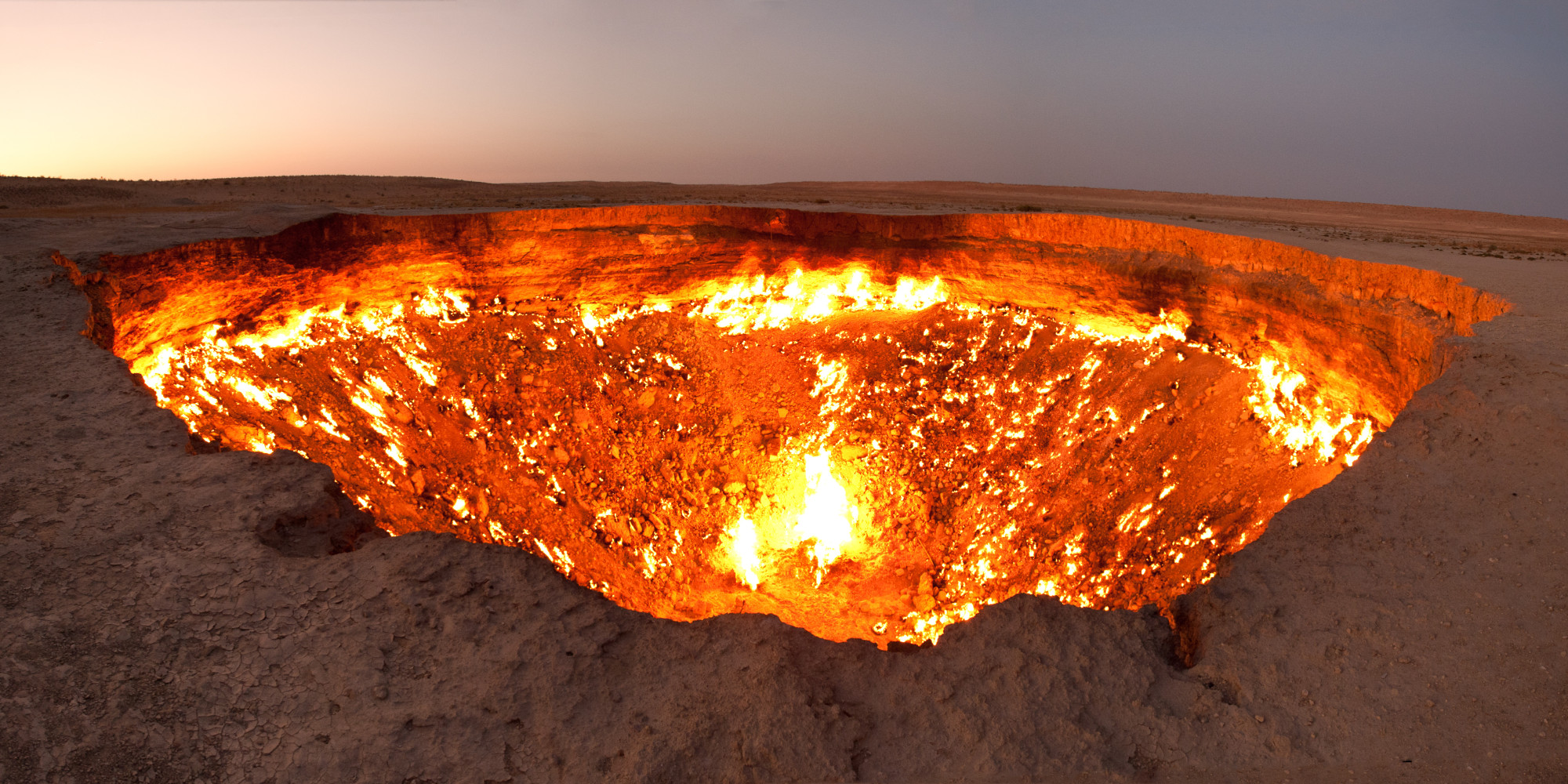 土庫曼斯坦「地獄之門」：這就是傳說中的火坑，你敢跳嗎 旅行 第2張