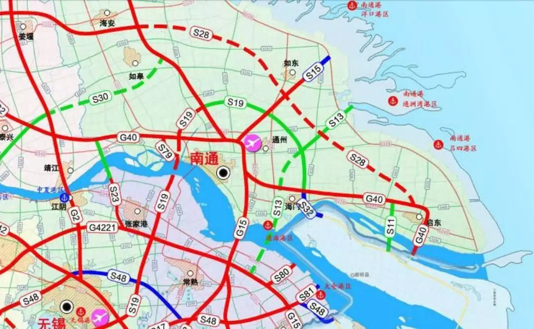 省政府规划全文公布:南通将建这些过江通道(示意图)!