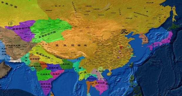 中国历史上国土面积最大的是哪个朝代?不是唐朝,也不是清朝图片