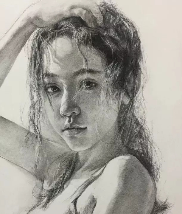 美的让人想哭的素描作品,勾走了谁的魂儿_女孩