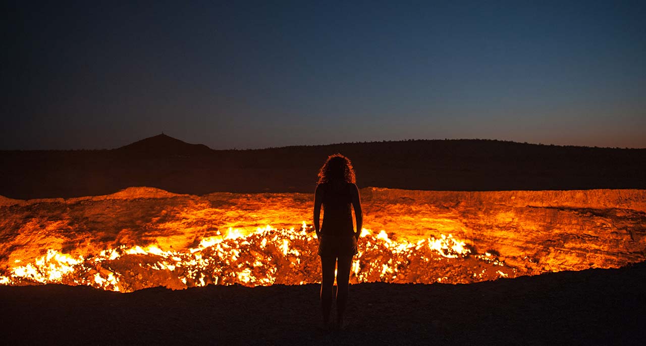 土庫曼斯坦「地獄之門」：這就是傳說中的火坑，你敢跳嗎 旅行 第6張