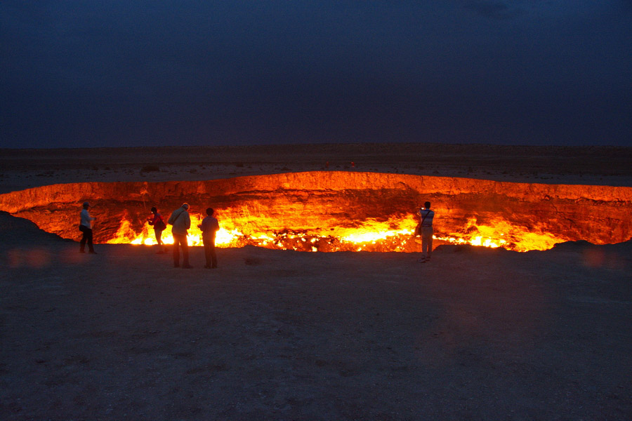 土庫曼斯坦「地獄之門」：這就是傳說中的火坑，你敢跳嗎 旅行 第5張