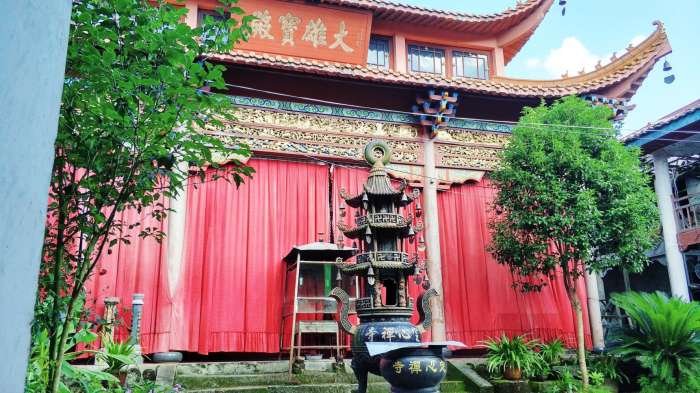 江西省抚州市广昌县赤水镇定心寺开篇秋高气爽寻觅古寺历史足迹