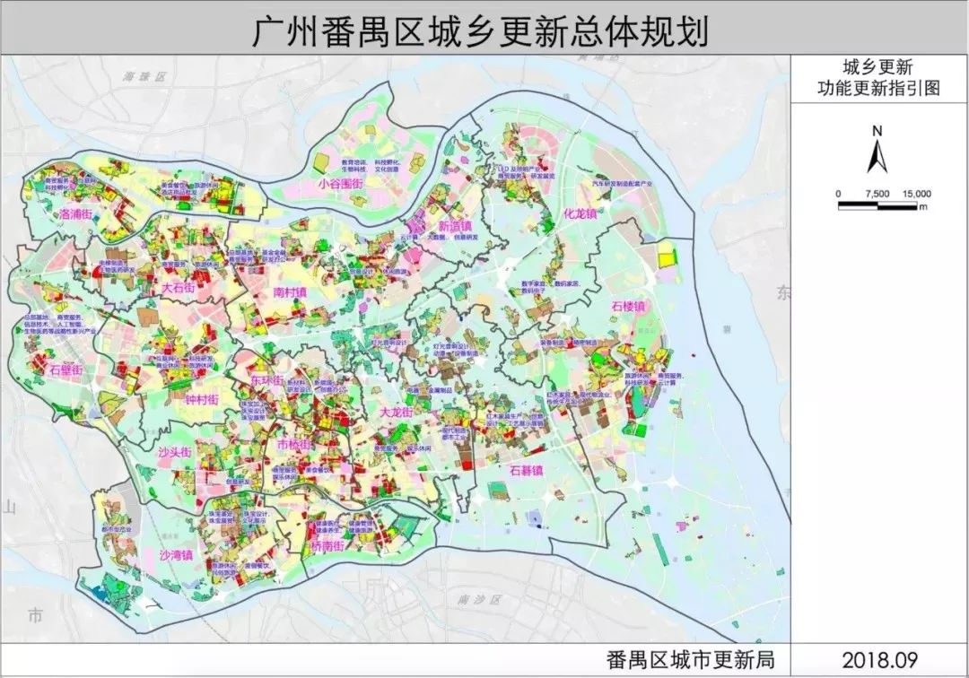 广州番禺区城乡更新总体规划公布!城乡更新用地89平方公里!
