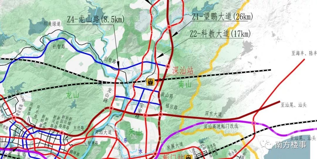 上周,深圳规土委发布了深汕特别合作区综合交通规划的招标公告