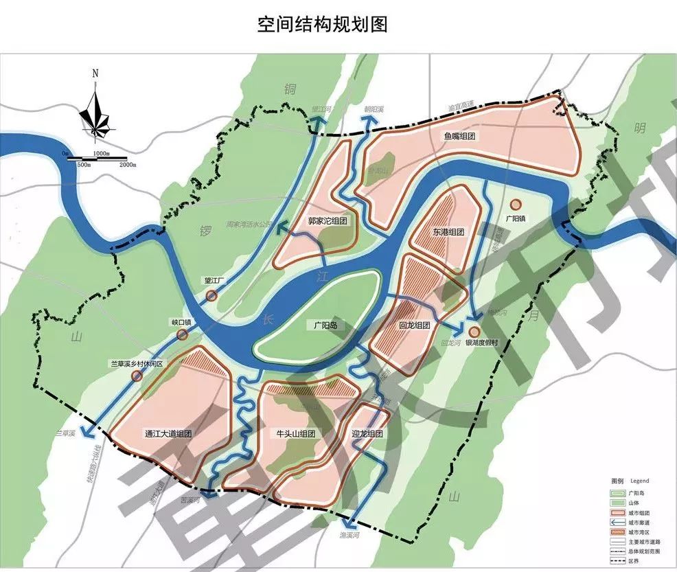 "广阳岛"控规公示 城市建设用地5681.38公顷