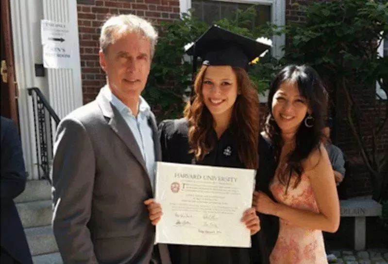 2015年sohia毕业于哈佛大学