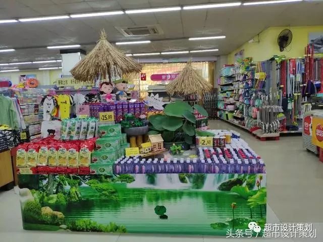 一组广西超市的荷花系列美陈欣赏_荷城