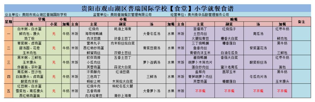 贵阳一中普瑞国际学校贵阳市第三实验中学为了揭开"食堂菜"神秘的面纱