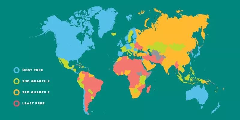 中国香港蝉联全球最自由经济体 中国大陆108