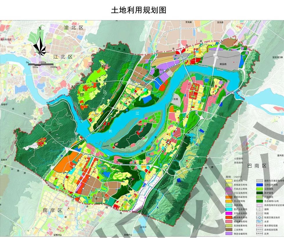 广阳岛规划方案公示! 建设用地总规模7832.2公顷_生态