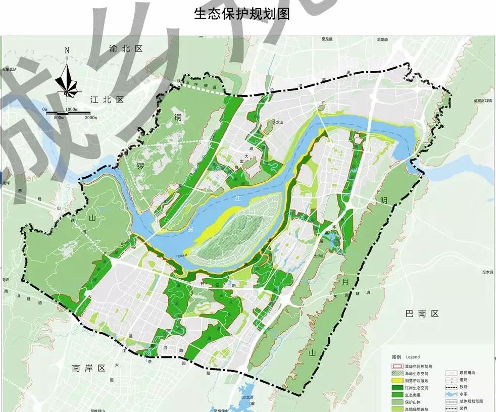 "广阳岛"控规公示 城市建设用地5681.38公顷