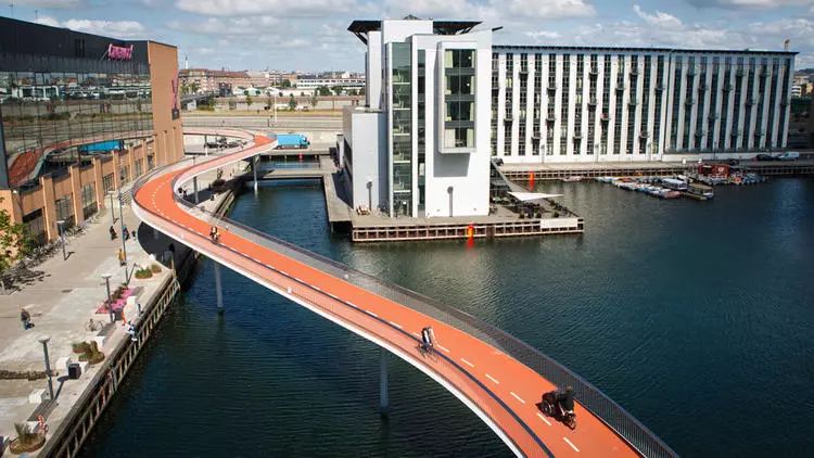 哥本哈根的"蛇桥"(图 / visitcopenhagen.