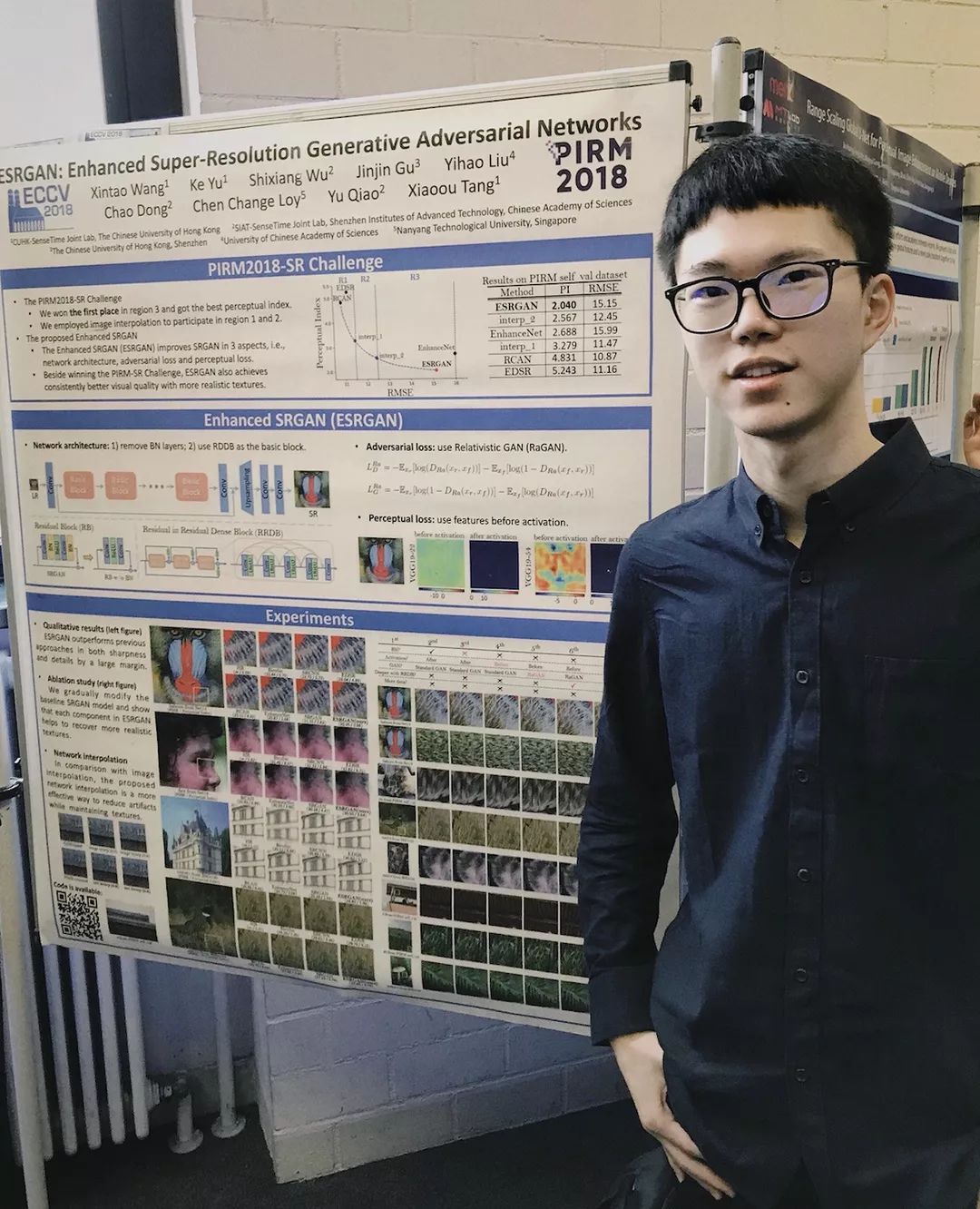 喜讯香港中文大学深圳理工学院学生顾津锦在计算机顶级会议eccv2018上