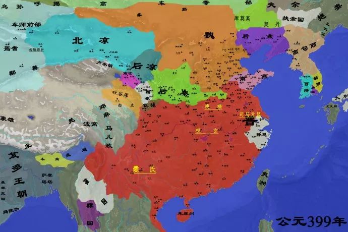 北凉地图