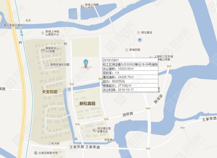 (最新公告)上海松江区洞泾镇挂牌1宗租赁宅地,规划至少建设500套租房