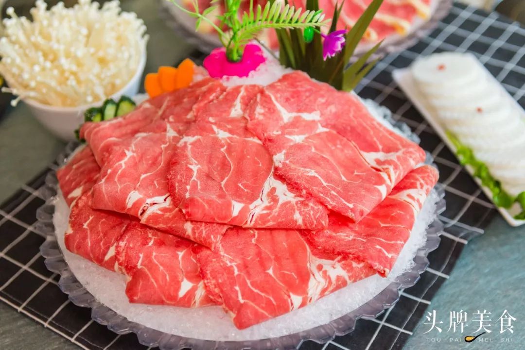 牛三叉肉,取自牛的后腿部位 肉质紧实.