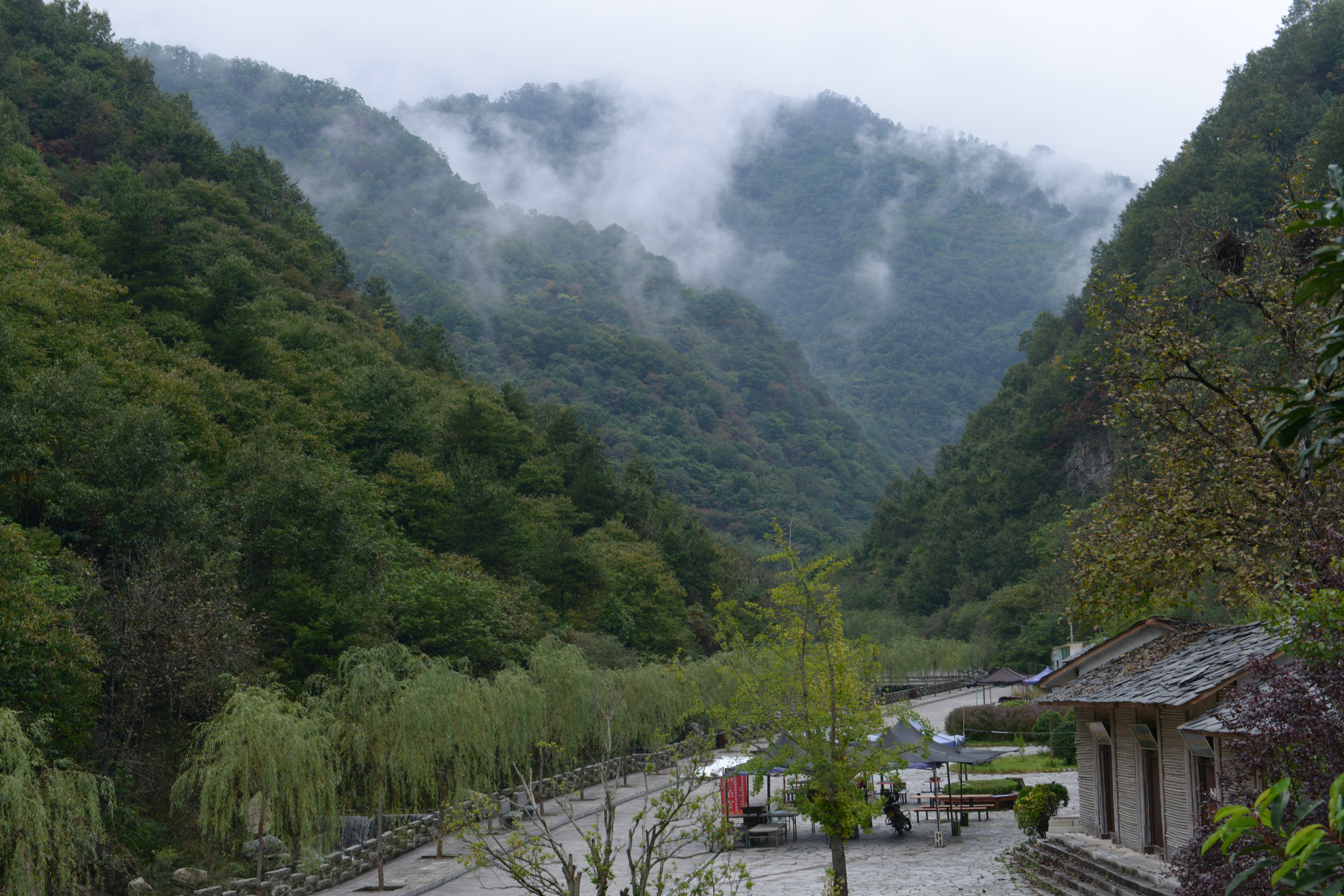 秋雨流瀑,仙境塔云,秋日商洛让人迷失秦岭最美中