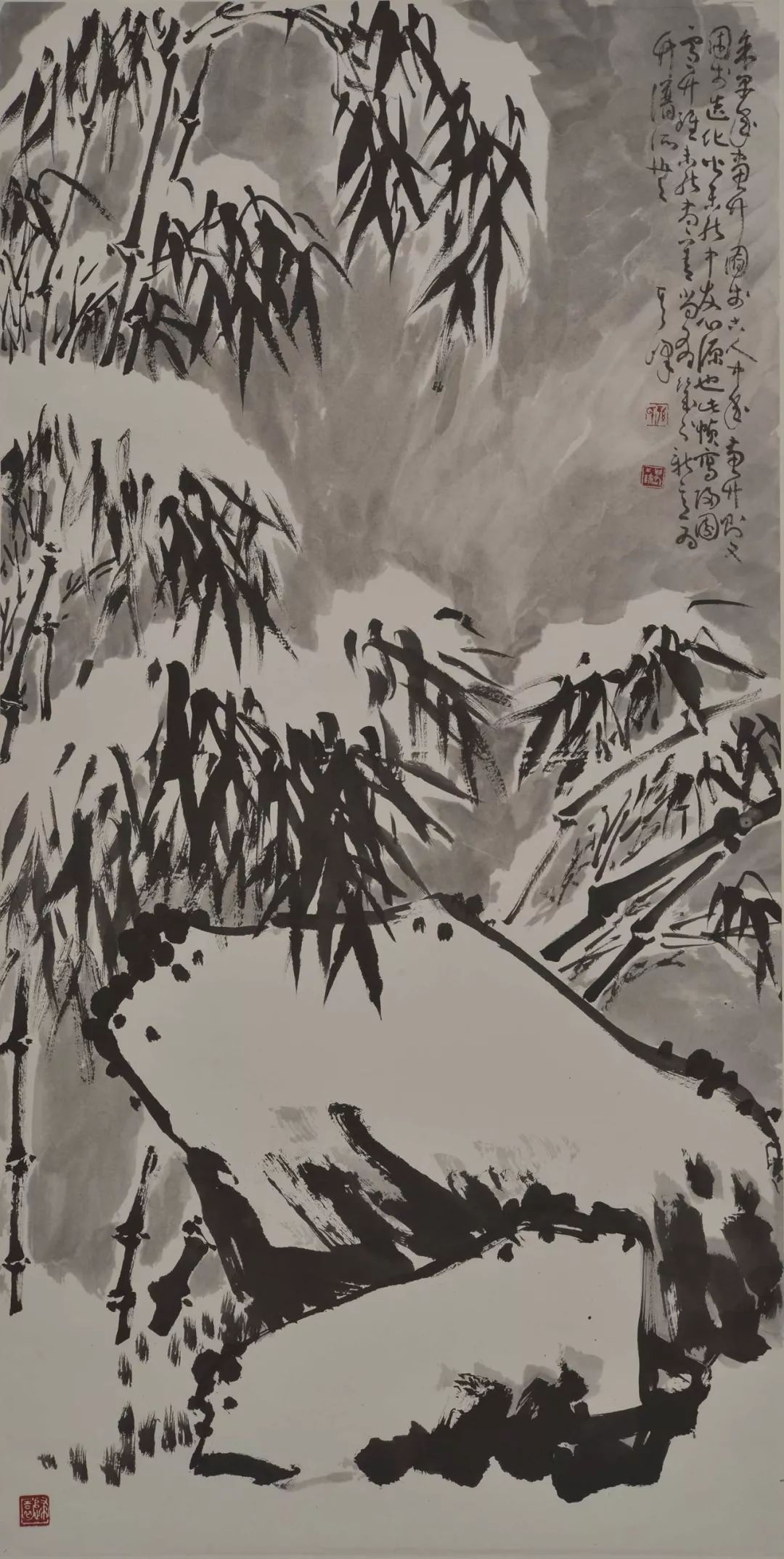 雪竹 136x68cm