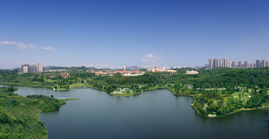 启用汇东实验学校燊海森林分校自贡水上乐园 卧龙湖湿地公园年内启幕