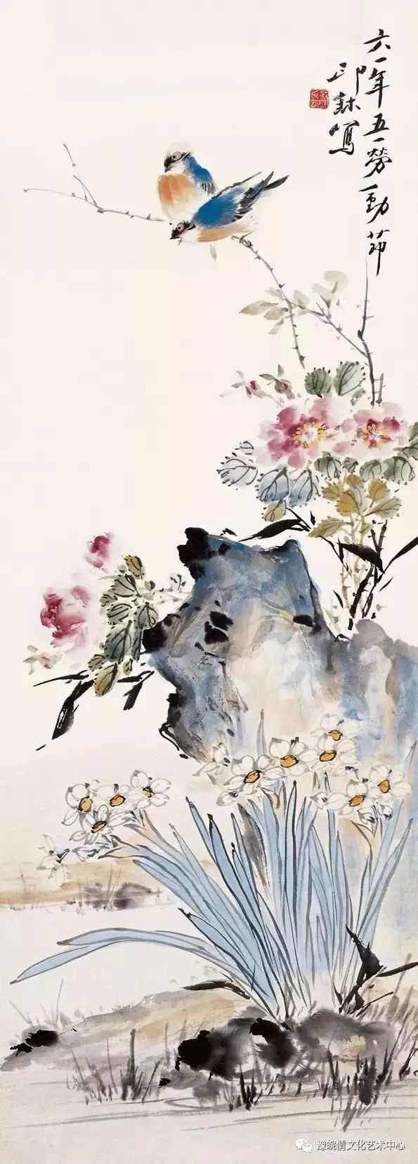 【艺术大师】萧郎花鸟画作品鉴赏_萧朗