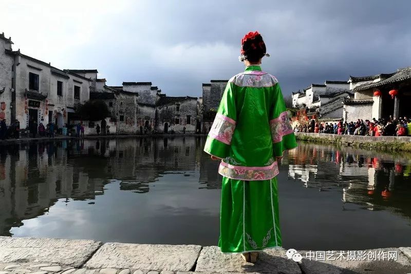 徽州女人宏村人像习作