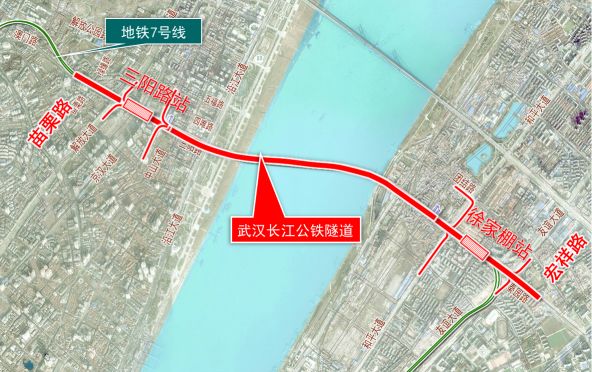 司机们注意了武汉长江公铁隧道10月1日通车周边道路通行有调整