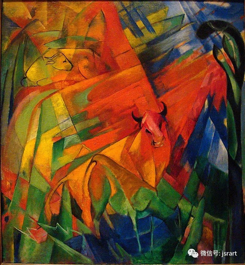 马克franz marc(1880—1916)德国表现主义画家