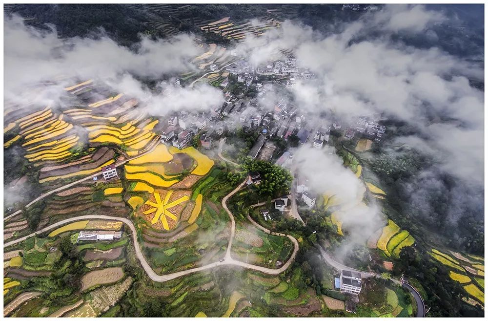 美丽乡村泳溪北山村仙境中的家园