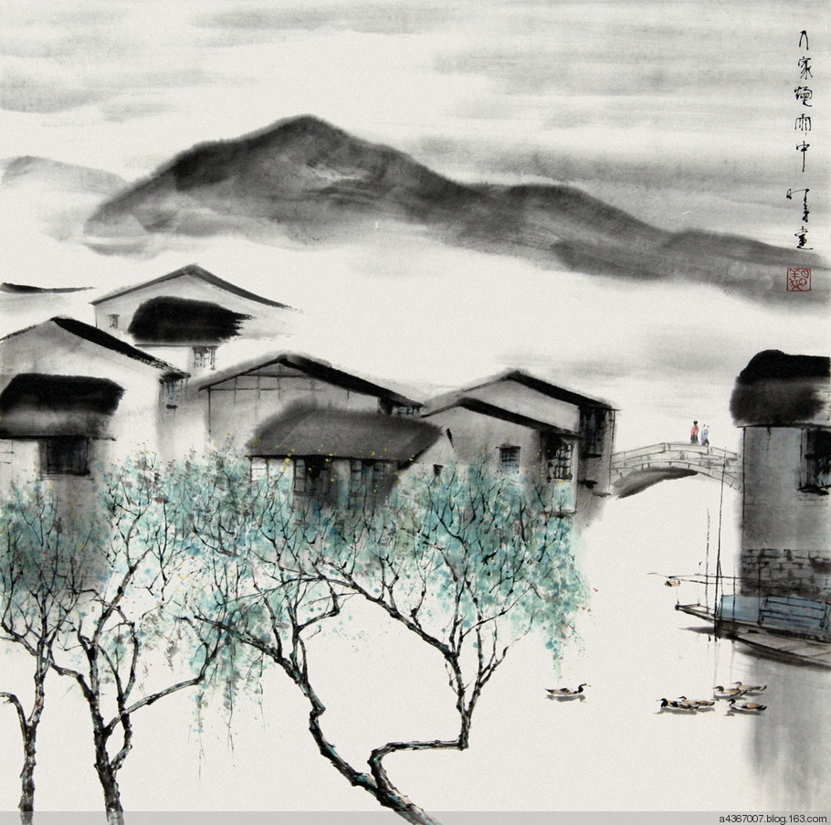 名家描写江南风景的段落