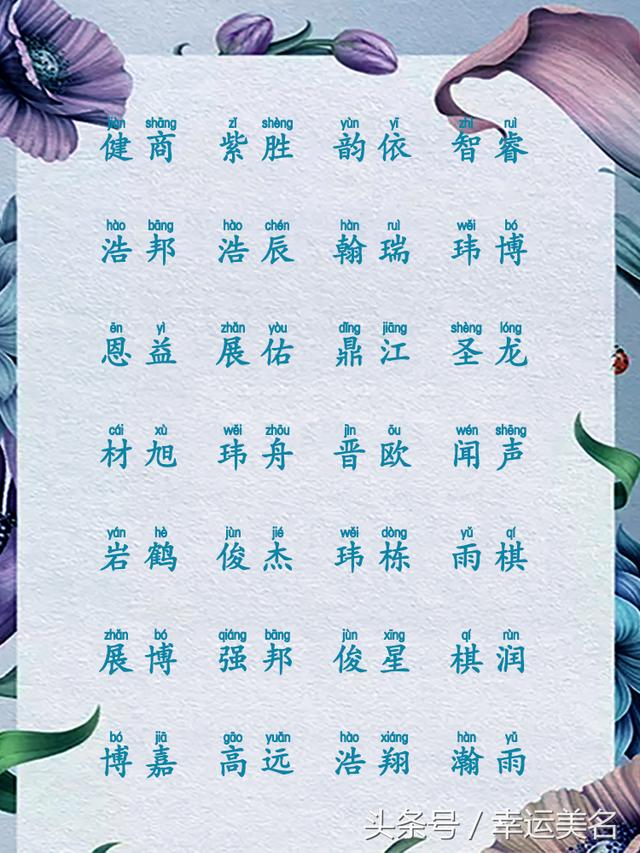 好听的女孩名字大全