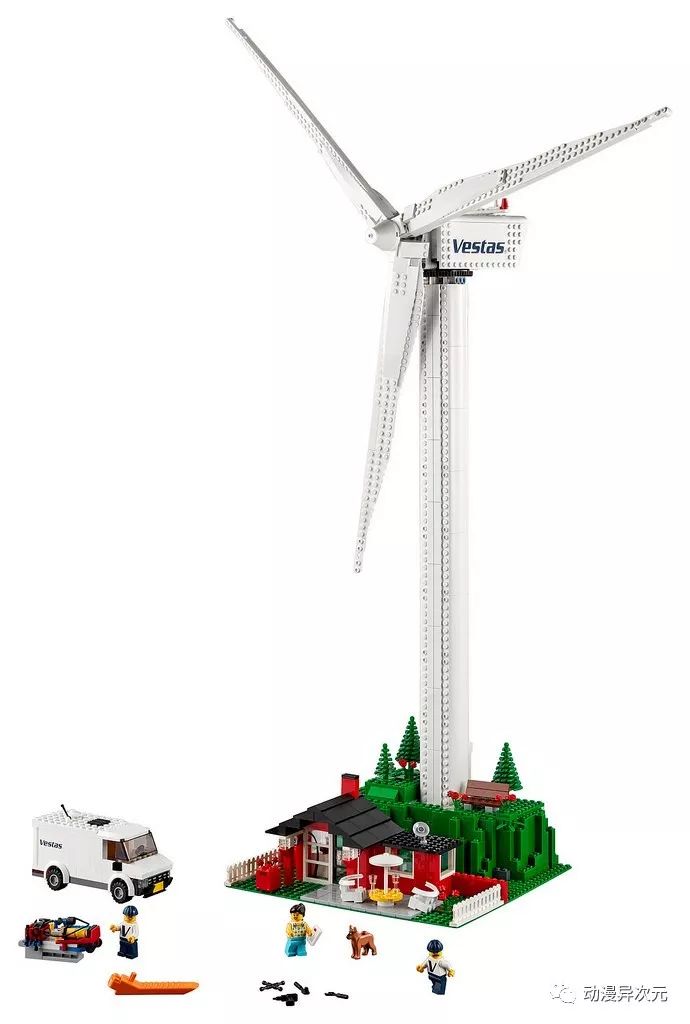 全高1米的套组再度来袭,乐高ideas系列10268 vestas风力发电机