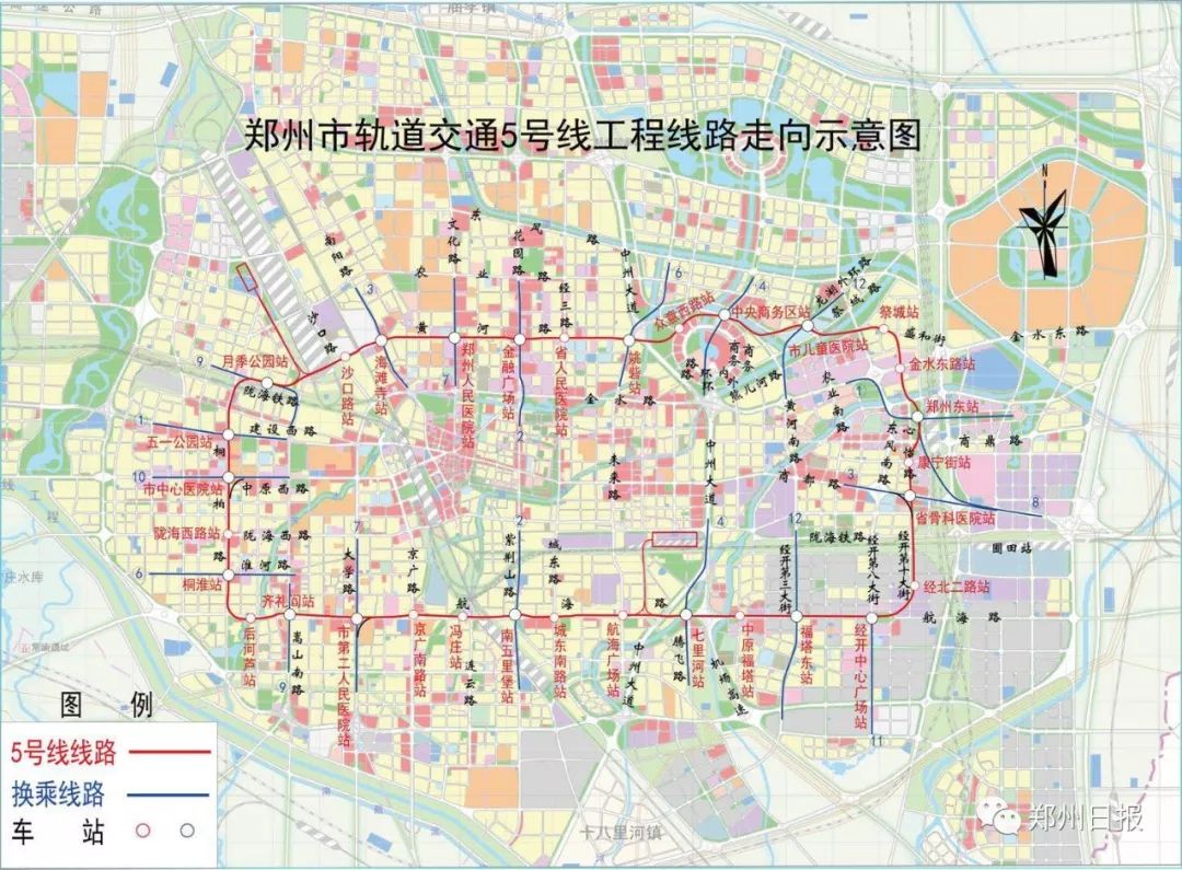 好消息!郑州地铁5号线今日全线"电通",计划明年5月开通