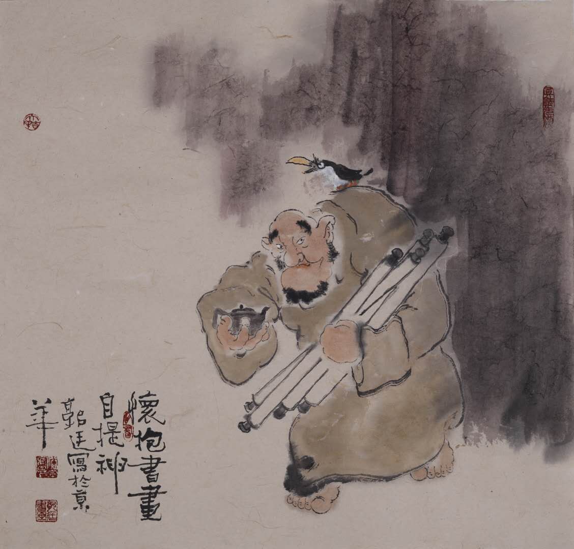 文人雅士画家——郭廷作品鉴赏