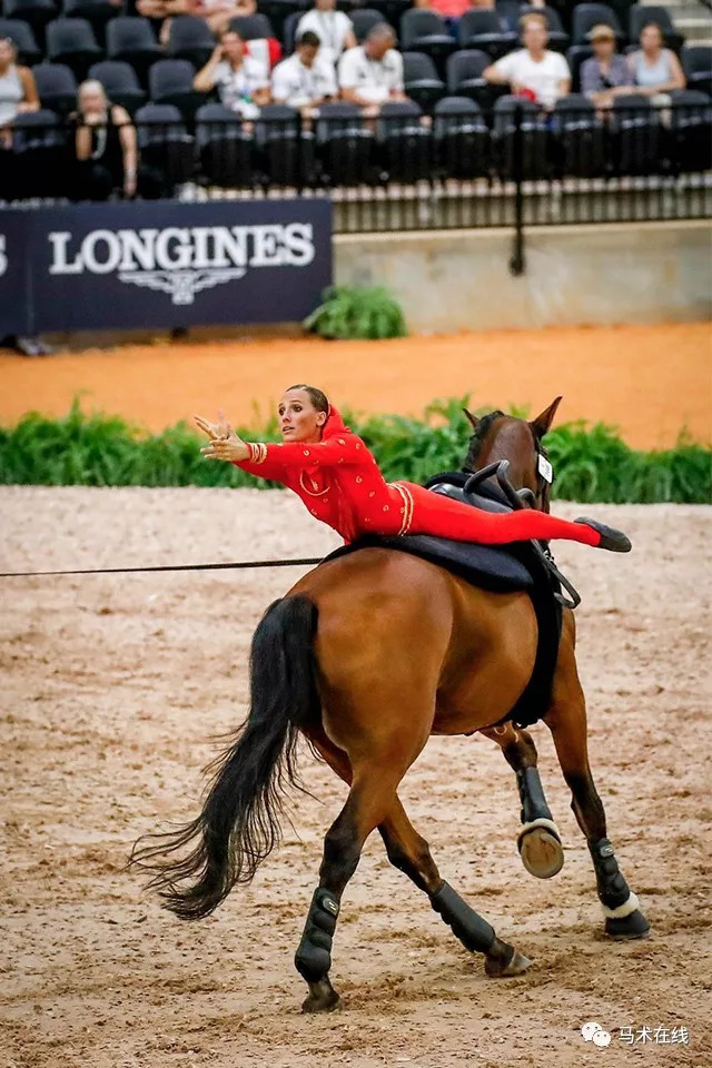 马的灵性与人体的柔美，世界马术运动会马背体操让人叹为观止