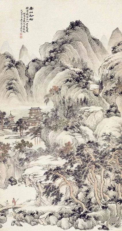 【绘画】吴琴木山水画