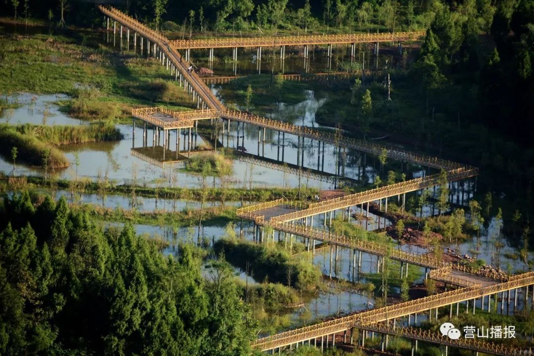 建设中的营山县清水湖国家湿地公园(高清大图)