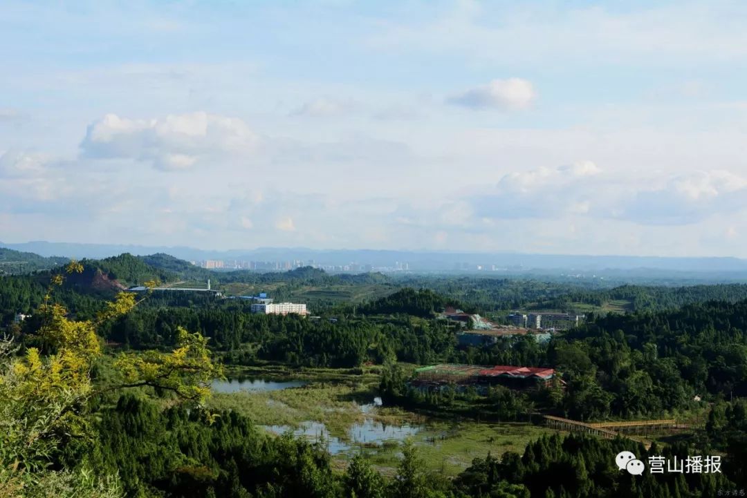 建设中的营山县清水湖国家湿地公园高清大图