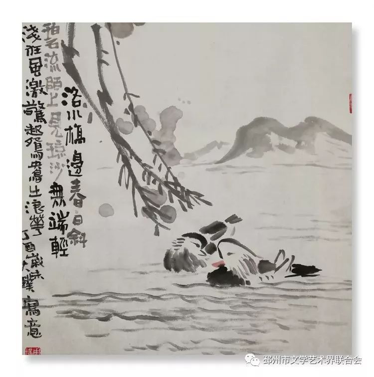 无边南国已春酣邳州画家周璞花鸟画小品欣赏