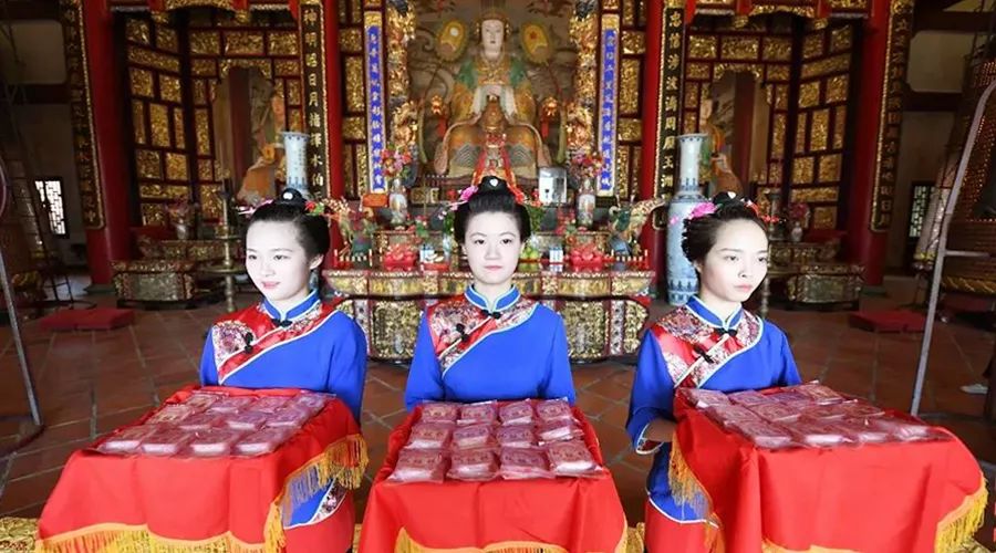 湄洲妈祖祖庙"晨拜妈祖·礼行三献"仪式今日起向信众开放