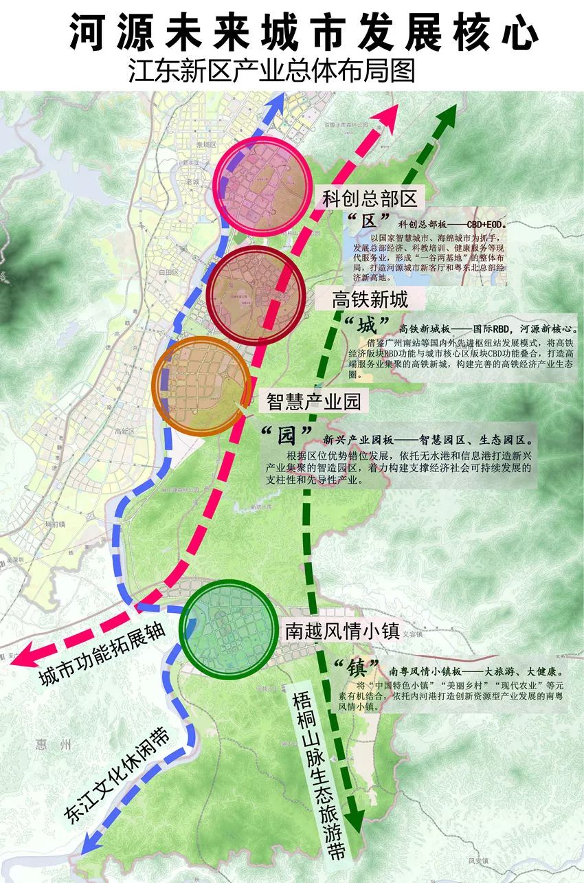 河源江东新区高铁新城核心区控制性详细规划