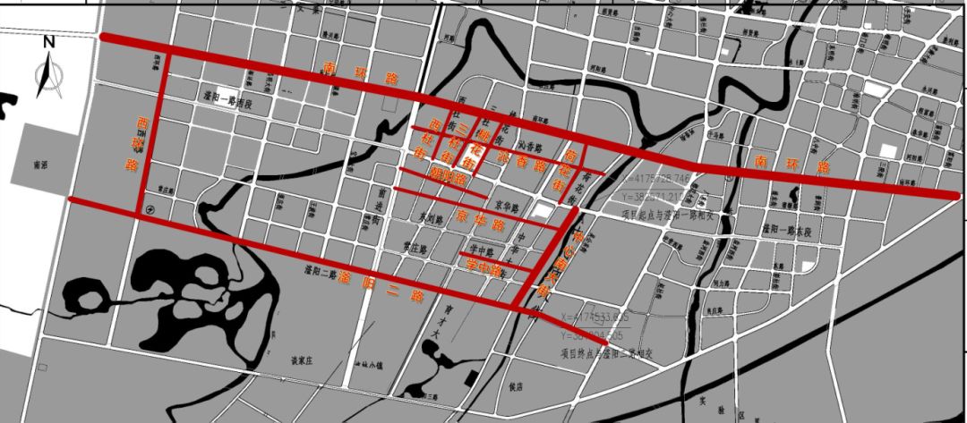 0 7 #衡水市滏南新区道路及东西轴线贯通道路 项目工程共包括十一条