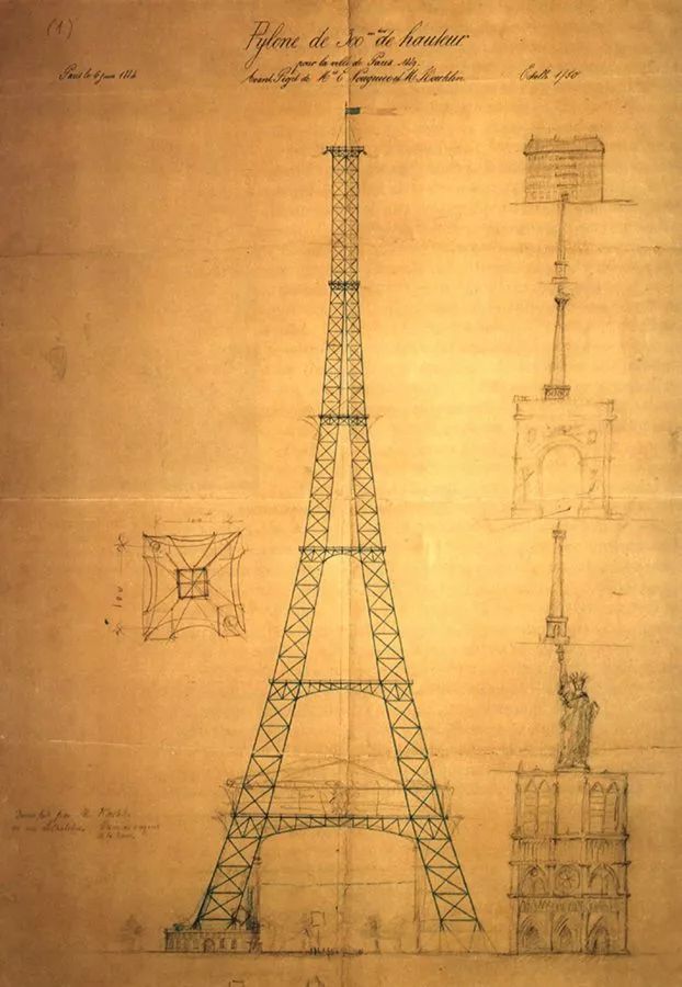 埃菲尔与他的巴黎铁塔