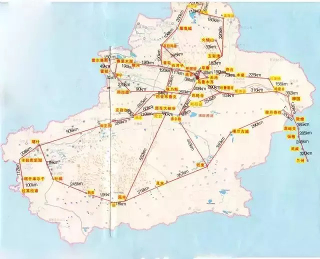 【必备】新疆旅游的神器——旅游地图