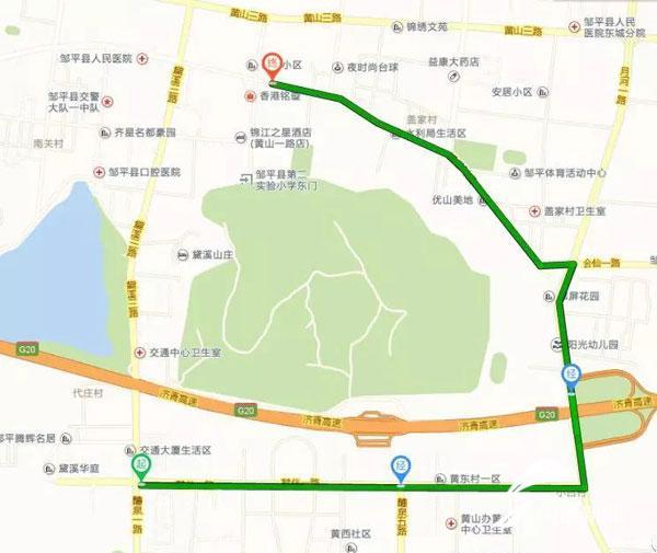 邹平黛溪三路城管局立交桥全封闭施工 绕行路线出炉