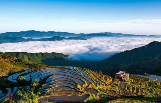 (溆浦山背花瑶梯田景区)