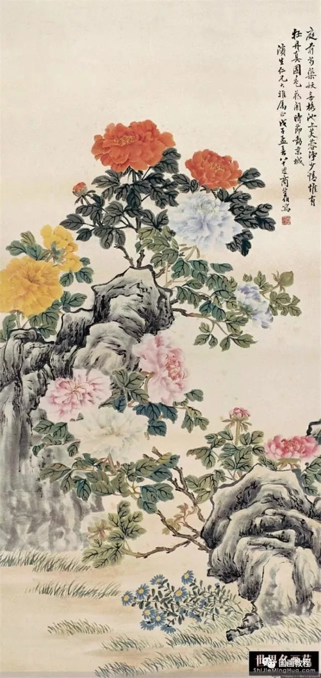 350幅美轮美奂的商笙伯精美花鸟国画作品简直不要太漂亮