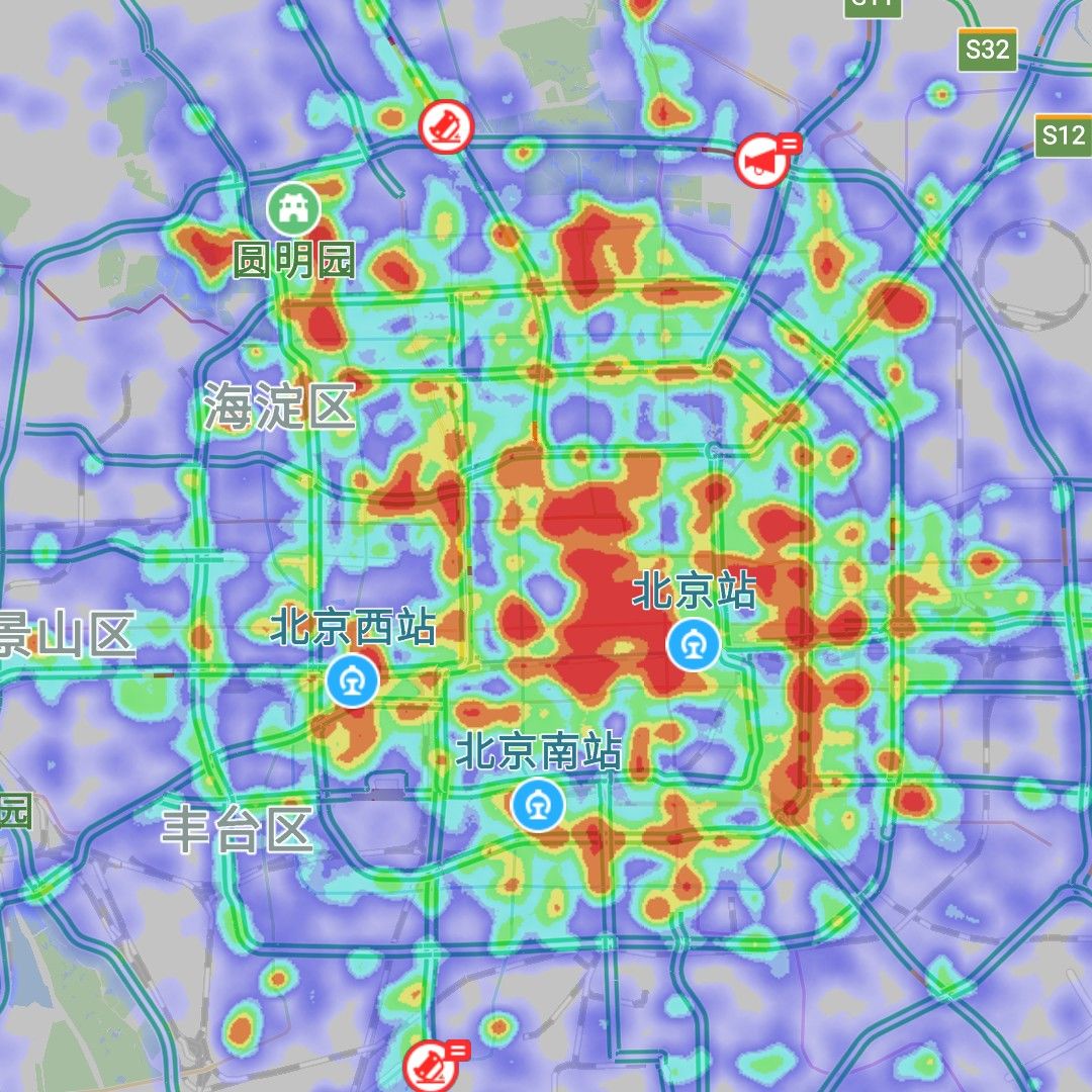 北京人口热力图_北京通州人口热力图(2)