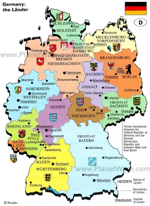 德国各联邦州名称的来源是什么—这些故事你都知道吗?
