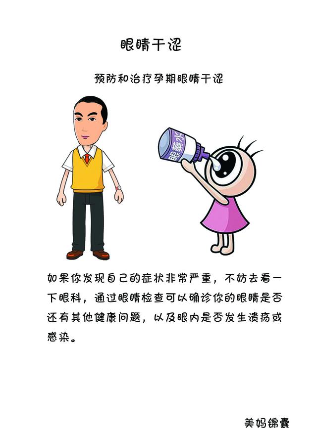 孕妇眼睛干涩怎么办